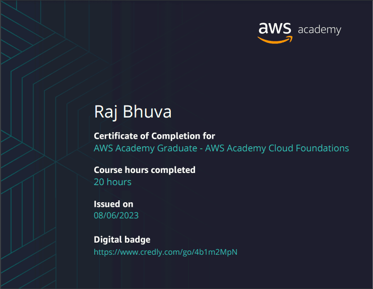 AWS Academy Graduate - AWS Academy Cloud Foundations