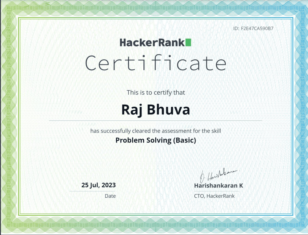 HackerRank Problem Solving